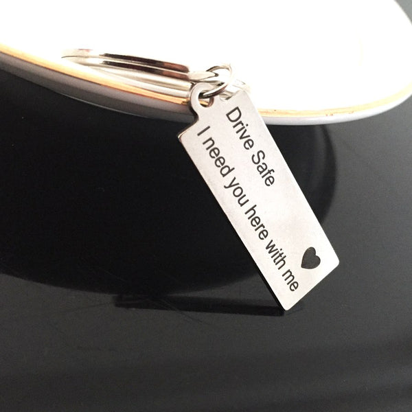 Unisex - Authentic Tama Engraved Romantic Keychain [FREE]